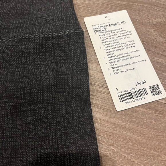 FLASH SALE! 🐘 NWT lululemon Align HR Pant 25" - Picture 6 of 7